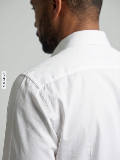 OLYMP Level 5 slim fit zakelijk overhemd met kentkraag Wit - 3