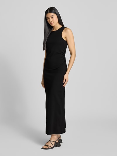 Selected Femme Midikleid mit Rundhalsausschnitt Modell 'IRA' Black 1