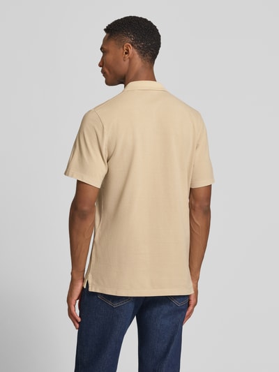 s.Oliver RED LABEL Regular Fit Poloshirt aus reiner Baumwolle  Beige 5