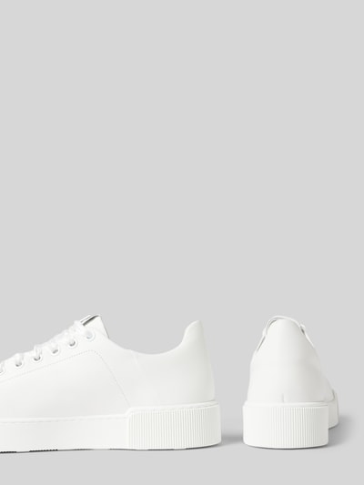 Högl Sneakers van zuiver leer met labeldetail, model 'BASIC' Wit - 2