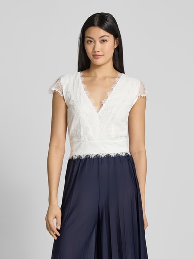 GUIDO MARIA KRETSCHMER WOMAN Top mit Ausbrenner-Effekt Modell 'Esme' Weiss 4