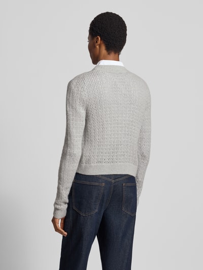 windsor. Regular Fit Cardigan aus Schurwoll-Mix mit Kaschmir-Anteil Hellgrau 5