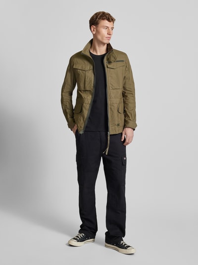 G-Star Raw Jacke mit Label-Detail Modell 'Rovic' Oliv 1