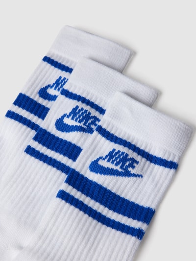 Nike Skarpety z nadrukiem z logo w zestawie 3 szt. Biały 2