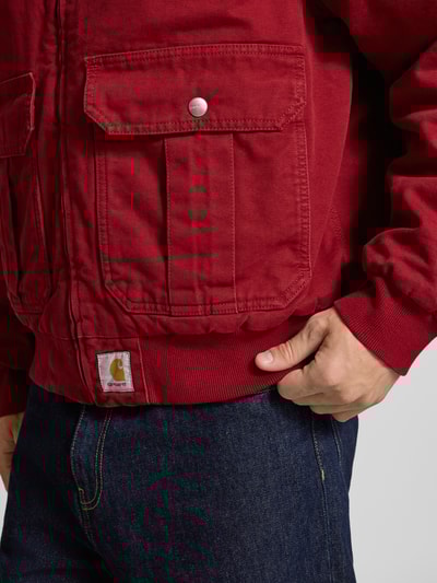 Carhartt Work In Progress Jacke mit Umlegekragen Modell 'STANTON' Rot 3