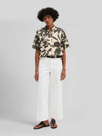 Marc O'Polo Relaxed Fit Bluse aus reiner Baumwolle Mittelgrau 1