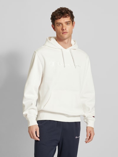 CHAMPION Hoodie met labelstitching Offwhite - 4