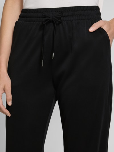 Christian Berg Woman Broek met elastische band en tunnelkoord Zwart - 3