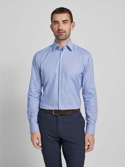 BOSS Regular Fit Business-Hemd mit Kentkragen Modell 'Joe' Blau 4