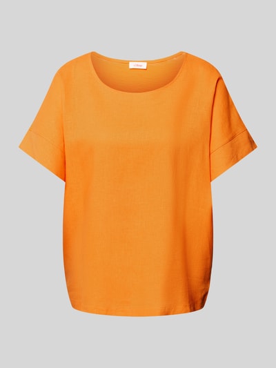 s.Oliver RED LABEL T-shirt z okrągłym dekoltem Pomarańczowy 2