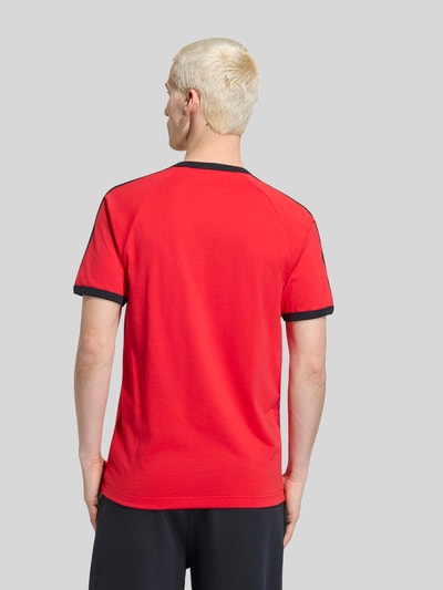 adidas Originals t-shirt o kroju regular fit z czystej bawełny Czerwony 4