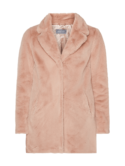 White Label Mantel aus Webpelz Rosé 2
