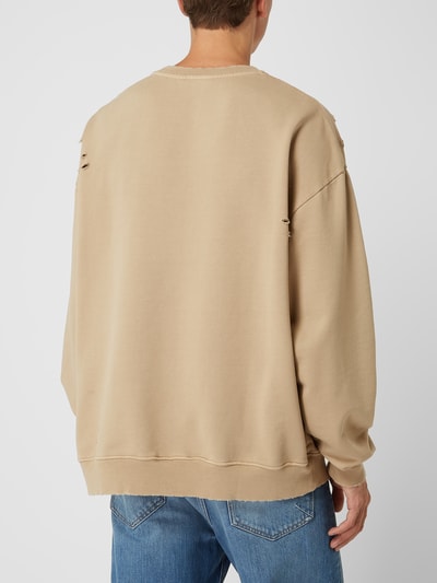 Progetto7 Sweatshirt im Destroyed-Look  Beige 5