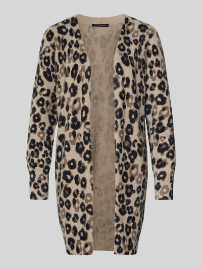 Betty Barclay Kardigan z prążkowanymi zakończeniami rękawów Szarobrązowy 2