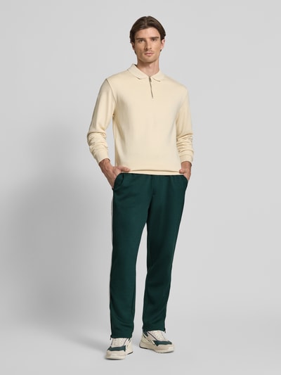 HUGO Relaxed Fit Sweatpants mit Reißverschluss-Detail Modell 'DOLOS' Dunkelgruen 1