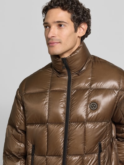 Armani Exchange Steppjacke mit Zweiwege-Reißverschluss Taupe 3