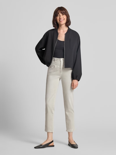 Closed Jeansy o kroju relaxed fit z detal z logo model 'PEDAL PUSHER' Piaskowy 1