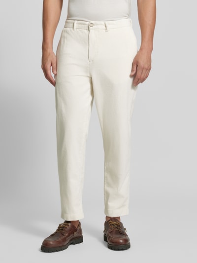 Casual Friday Cordhose mit seitlichen Eingrifftaschen Offwhite 4