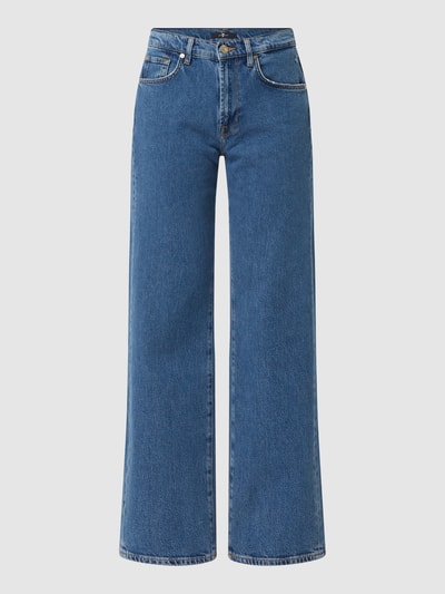 7 For All Mankind Wide leg jeans met stretch, model 'Tess' Blauw - 2