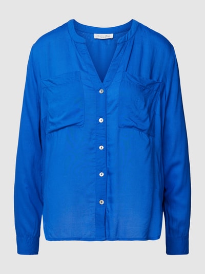 Christian Berg Woman Bluse mit Brusttaschen Jeansblau 2