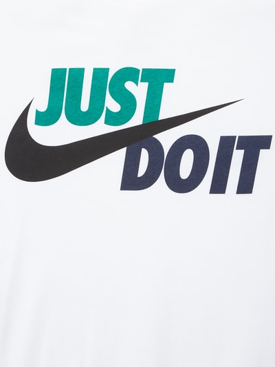 Nike T-Shirt mit Logo-Print Weiss 2