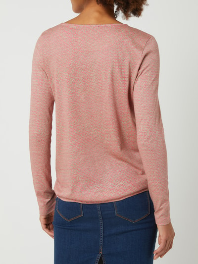 Montego Longsleeve mit elastischem Saum Pink 5