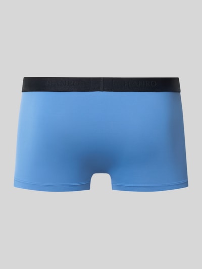 Hanro Boxershort met elastische band met logo Hemelsblauw - 3