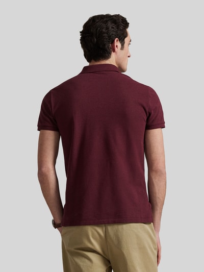 Polo Ralph Lauren Regular fit poloshirt van eriner katoen Bordeaux - 5
