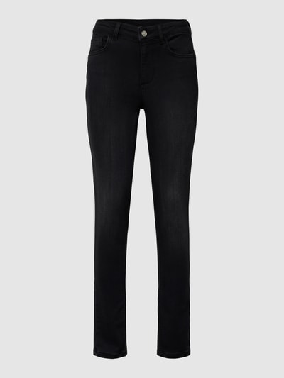 Liu Jo White Skinny Fit Jeans mit Zierbesatz Modell 'DIVINE' Black 2