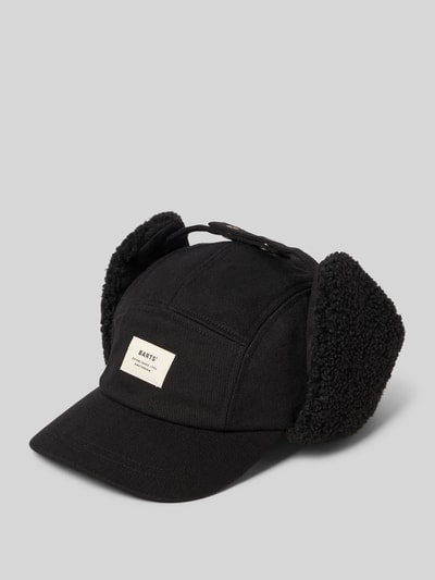 Barts Base Cap mit Logo-Patch Modell 'Hafnar' BLACK 3