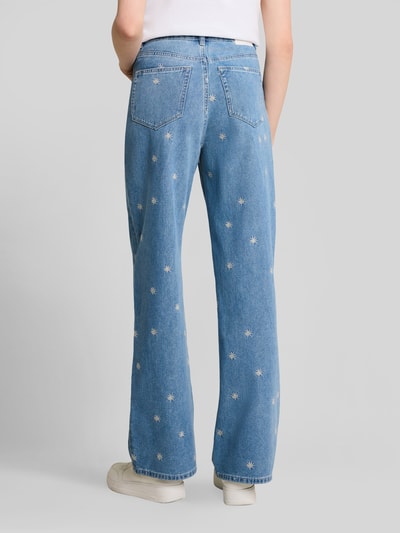Tom Tailor Denim Wide leg jeans van zuiver katoen model 'LINOU' Jeansblauw - 5