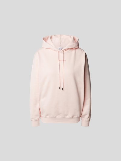 Kenzo Hoodie mit Label Print rosa online kaufen