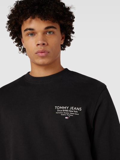 Tommy Jeans Sweatshirt mit Rundhalsausschnitt Black 3