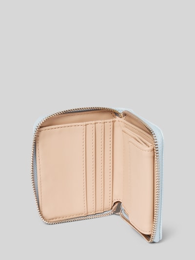Guess Portemonnaie mit Label-Applikation Modell 'LAUREL II' Hellblau 3