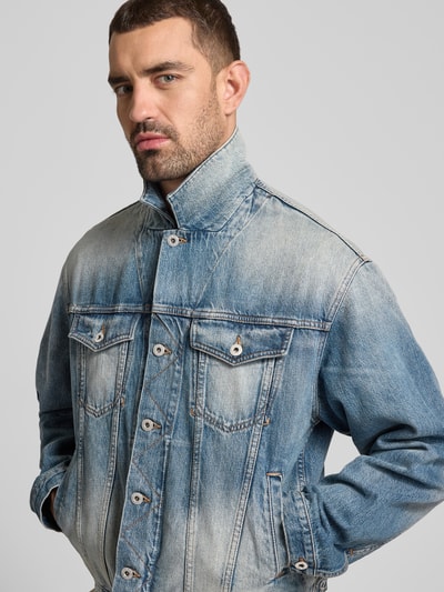 Kenzo Jeansjacke aus reiner Baumwolle Hellblau 3