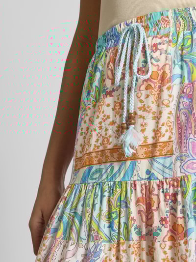 Emily Van den Bergh Maxirock im Stufen-Look Sand 3