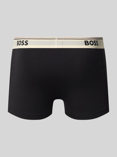 BOSS Regular Fit Trunks aus Baumwoll-Mix im 3er-Pack Black 3
