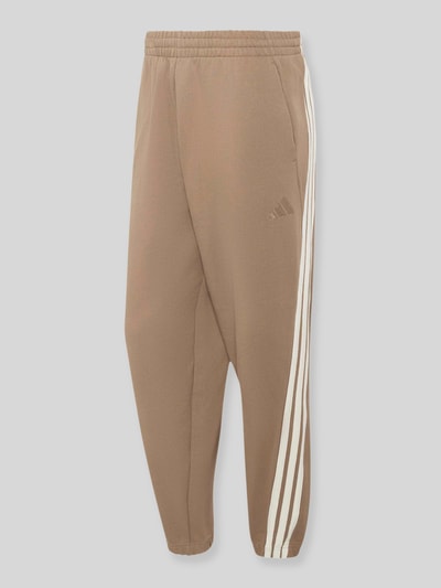 adidas Sportswear Regular Fit Sweathose aus reiner Baumwolle Beige 2