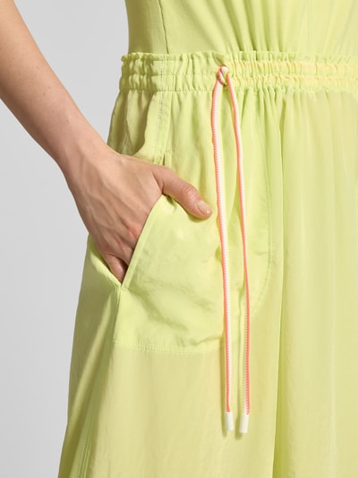 Marc Cain Maxikleid mit Kordelzug an der Taille Neon Gelb 3