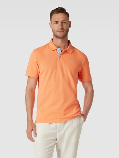 Tom Tailor Poloshirt im unifarbenen Design Modell 'BASIC' Orange 4