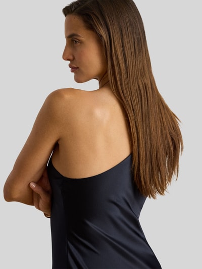 Lauren Ralph Lauren Figurbetontes Abendkleid mit One-Shoulder-Ausschnitt Dunkelblau 3