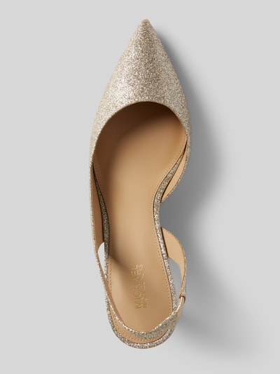 MICHAEL Michael Kors Pumps mit elastischem Einsatz Modell 'ALINA' Gold 3