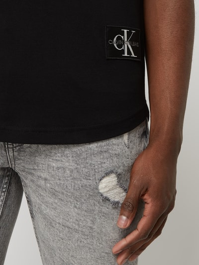 Calvin Klein Jeans T-Shirt aus Bio-Baumwolle Black 3