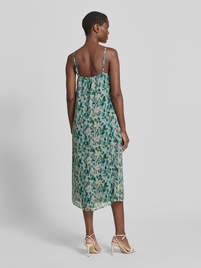 VILA Midikleid im Allover-Look Modell 'EMMA' Gruen 5