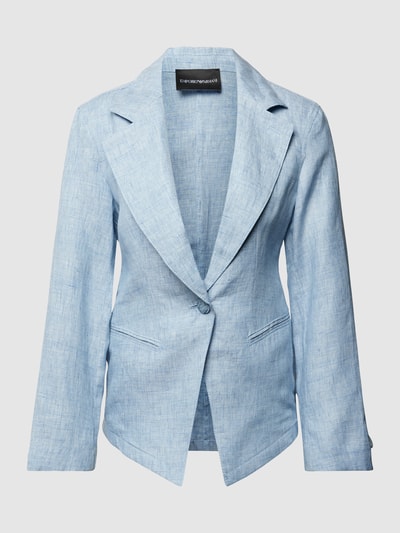 Emporio Armani Blazer aus reinem Leinen Modell Hellblau 1