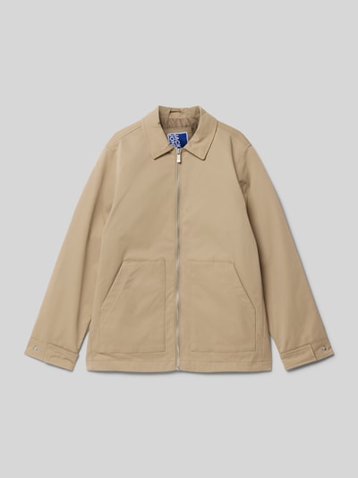 Jack & Jones Kurtka z patkami na rękawach model ‘WINSON WORKER’ Camel 1