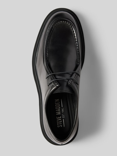Steve Madden Schnürschuh aus Rindsnappa mit Profilsohle Black 3