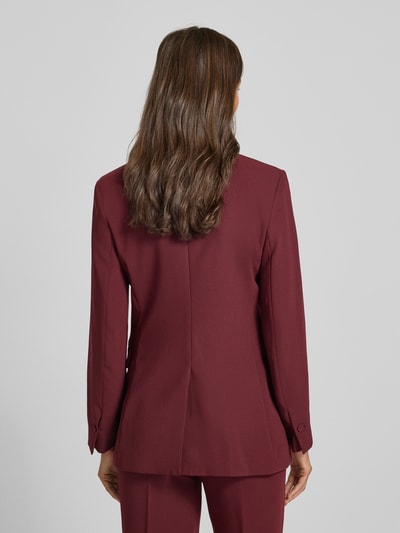 Mango Regular Fit Blazer mit Reverskragen Modell 'IGUANA' Bordeaux 5