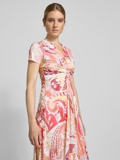 Betty Barclay Midikleid mit Knotendetail Pink 3