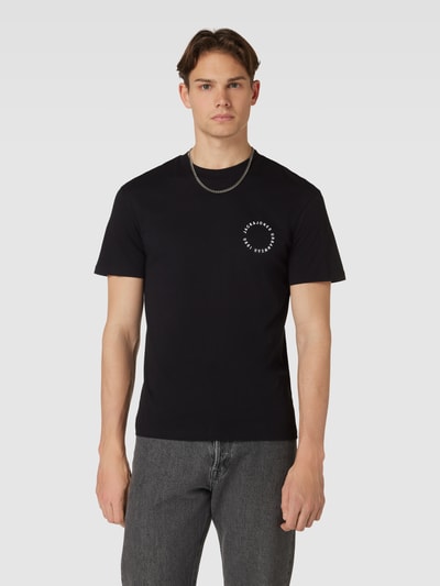 Jack & Jones T-shirt z nadrukiem z logo model ‘SUNSET’ Czarny 4
